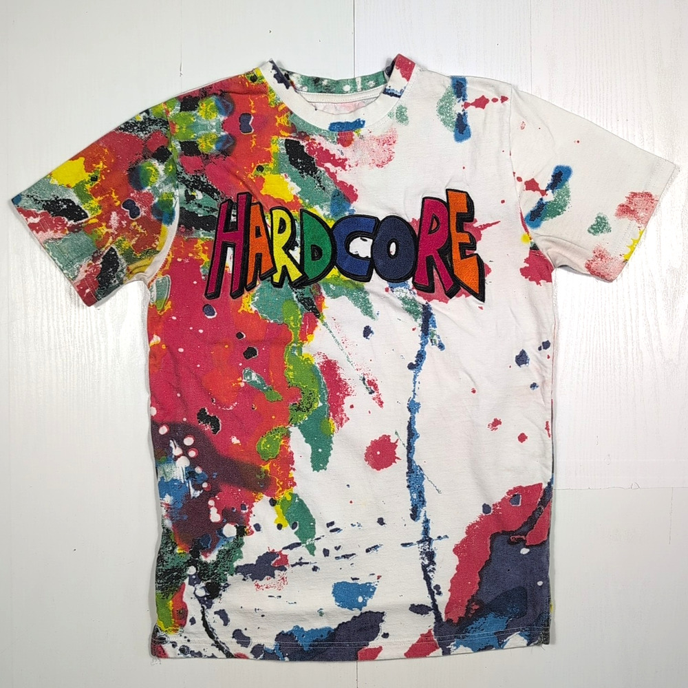 Evolution In Design Hardcore T-Shirt Men’s M Multicolor Graphic Embroidered